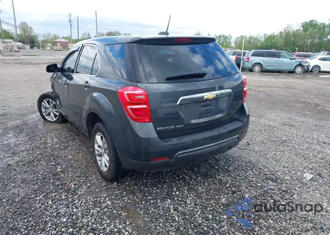2017 Chevrolet Equinox Ls из США, поврежденный, VIN 2GNFLEEK0H6215879